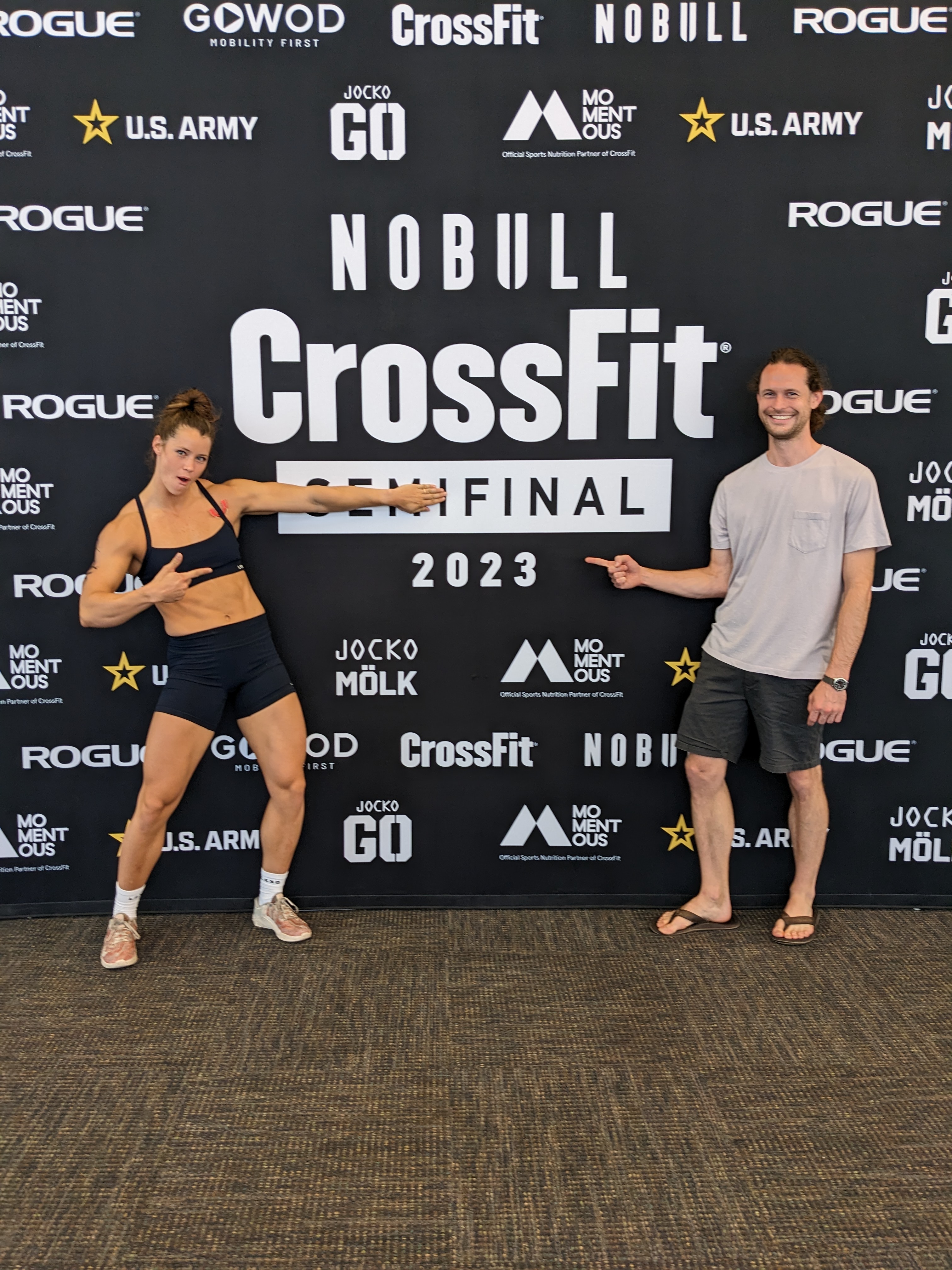 Abbie at the CrossFit Semifinals